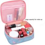 Flamingo Fabric Gym Toiletry Bag Machine Washable Popular Tear Resistant