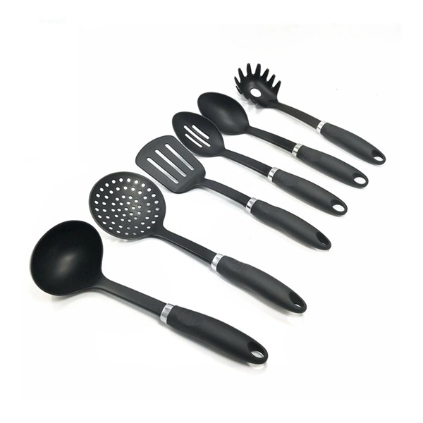 7-Piece Nylon Kitchen Cooking Utensil Set Sustainable Plastic Kitchenware for Homesen