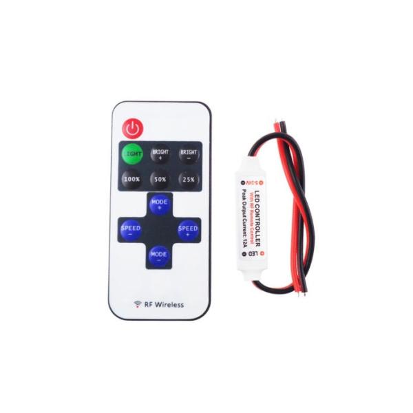 China Mini 2A*3 Rf Single Color Remote Controller 20m Remote Control factory