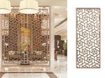 Laser Cut Stainless Steel Partition Wall Decorative PVD Coating