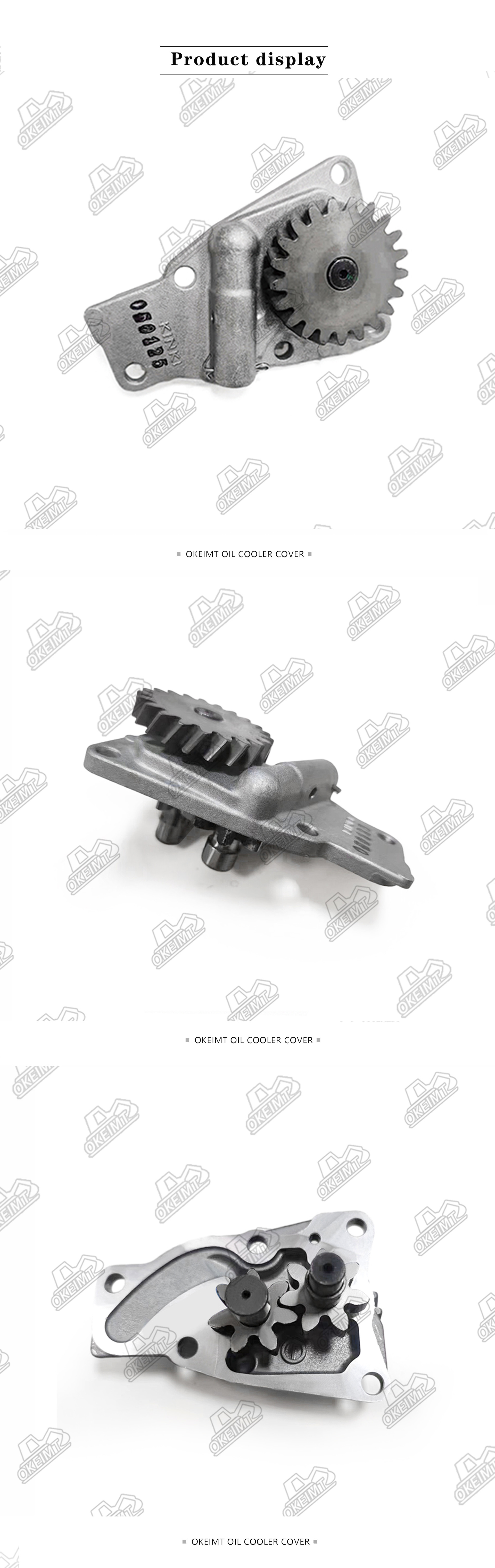Oil Pump 21H Helical Gear 4D95/C620451110 For Komatsu Engine 12mm