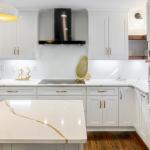 Shaker Modular Solid Wood Kitchen Cabinet Complete Modern White