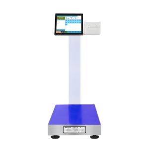 China 500kg Stainless Steel Touchscreen Platform Scale for Intelligent Android Display factory