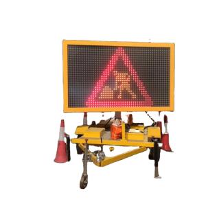 China P10mm P16mm VMS Trailer Signs Advertising Movable LED Screen factory
