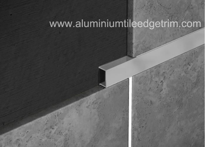 aluminium U shaped strip for dividing tiles