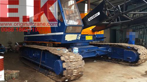 Original Japanese kobelco lattice boom crawler crawler crane 55ton, 50ton used