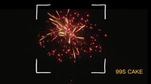 China Mandarin Pyrotechnics 99 Shot Consumer Cake Fireworks In Amazing Effect factory