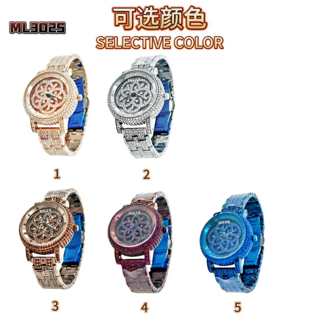 New Style China Movement Fancy Ladies Watch Full of Diamond Watch