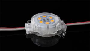 China Clear Transparent Cover RGB LED Point Light for Outdoor Decor Advertising Sign Letter IP67 Waterproof factory