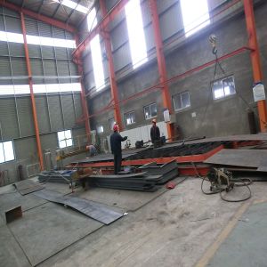 Q235 Prefabricated Steel Building with Sandwich Panel Roof Cladding