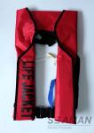 150N EN / ISO Automatic Inflatable Life Jackets 210D Nylon TPU Single Air