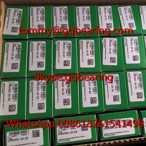 Chrome Steel Stainless Steel Material INA LFR5301-10-2Z Double Row Track Roller Bearing with Profiled Outer Ring