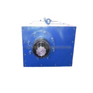 China SZ 65/80/92 Horizontal Conical Twin Screw Gearbox With Spline Shaft factory