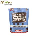 Plastic Zipper Sealed Pet Food Packaging Stand Up Pouch Dog Treats Custom