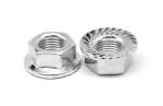 JIS B1190 ISO4161 Carbon Steel ZP Hexagon Nuts With Flange