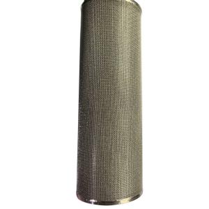 China 1.7mm 10um 304 Stainless Steel Sintered Filter Element factory
