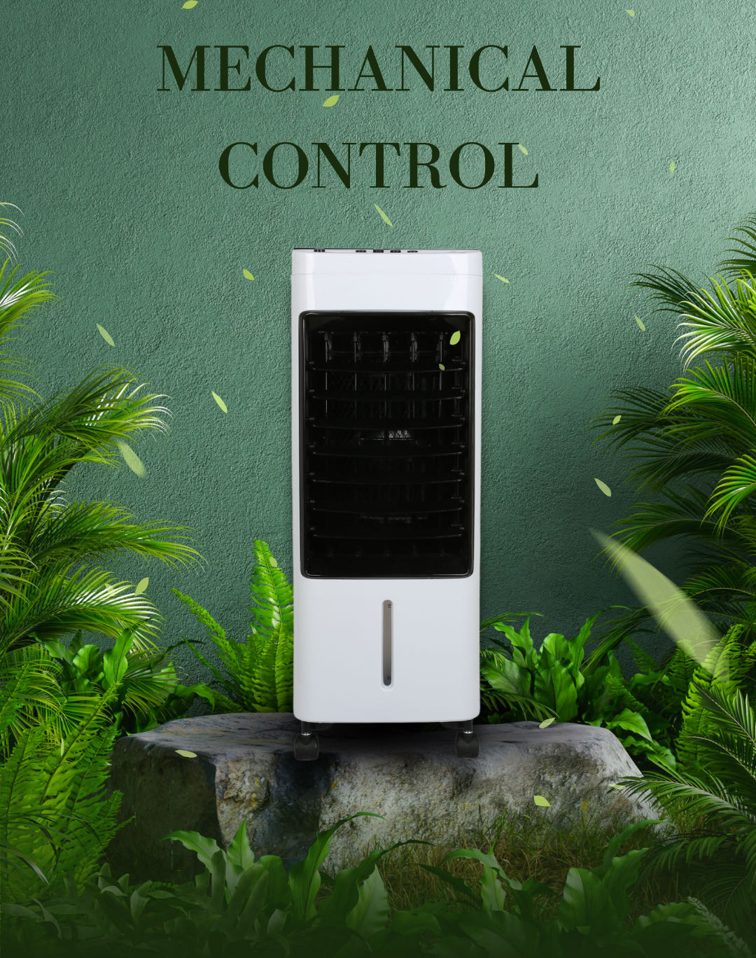 PP Mechanical Control Portable Air Conditioner with 2 Ice Pack and 50Hz Frequency