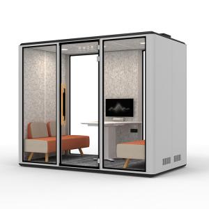 China 81.6 Inch Soundproof Office Pod Booth Public Automatic Anti Corrosion factory