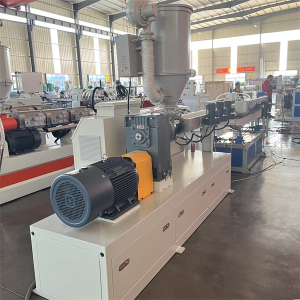 Single Wall Plastic Corrugated Pipe Extrusion Line High Capacity 8-15m/Min