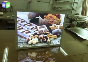 China A2 Size Custom Snap Frame LED Light Box Poster Holder Wall Mounted 100V - 240V factory