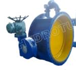 Electric / Manual Drived Flanged Butterfly Valve with Pressure 0.25Mpa - 2.5 Mpa