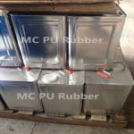 90 Shore A Light Yellow Polyurethane Liquid Rubber For PU Roller