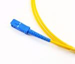 PVC LSZH SC SC UPC Fiber Optic Patch Cord Single Mode Simplex
