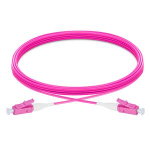 China Multimode OM4 Fiber Optic Patch Cord LC LC PVC Sheath factory