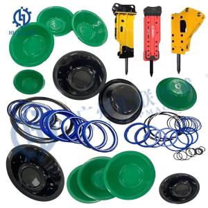 China Construction Excavator Hydraulic Rock Breaker Hammer Diaphragm Membrane for MTB MT250 MT255 MT275 MT360 MT500 MT700 factory
