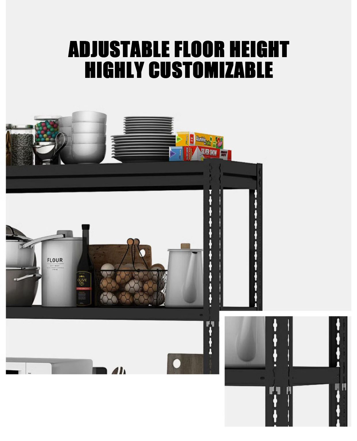 Vertical Installation Boltless Storage Racks For Heavy Duty And Industrial Storage Needs