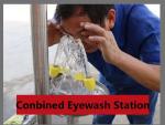 Customize SS304 emergency shower and eyewash station factory chemical place