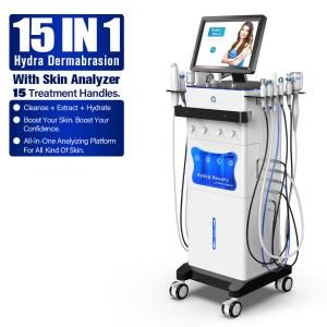 China 100V-240V Voltage Hydro Facial Machine With Skin Tightening Cleaning Function factory