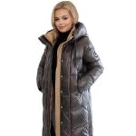 FODARLLOY 2022 puffer jacket ladies warm hooded cotton-padded clothes slim down