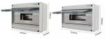HT-12 12Ways IP65 Distribution Box Outdoor Waterproof Junction Box 12 Way Open