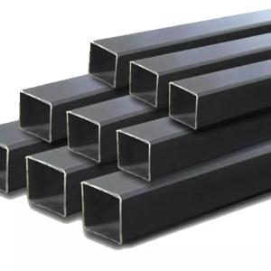 China 6m Square Black Steel Pipes ASTM A36 A53 Electric Resistant Welded factory
