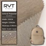 Thickness 0.46mm 220GSM Polyester Woven Fabric custom Double Colour