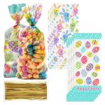 Festival Easter Egg Printed Plastic Treat bag Cellophane Bag