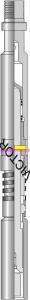 China 93mm Outer Diameter Kickover Tools , JDC1375 Model Wireline Fishing Tools factory