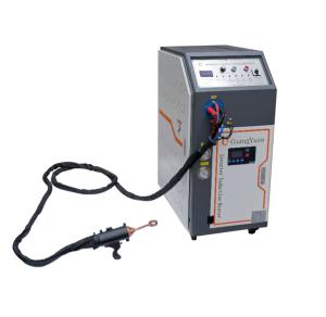 China IGBT Digital Induction Brazing Equipment , Mobile Induction Heater For Aluminum Pipe factory