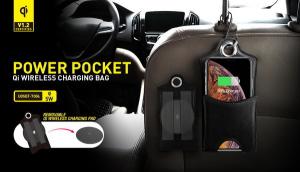 China 90g 10W 7.5W Fast Charge Power Pack Pocket , Qi Universal Wireless Charger (Qi ID 9808) factory