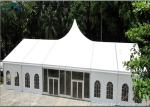 Customized Size White PVC Tent Fabric Mixed Marquee Party Tents For Outdoor