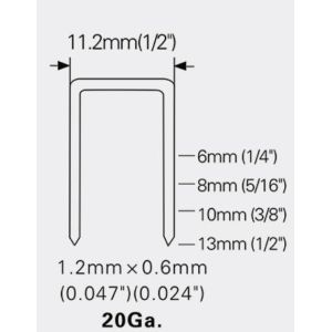Screwdriver Startup Mode Hand press 20gauge Fine Crown Air Pneumatic Staple