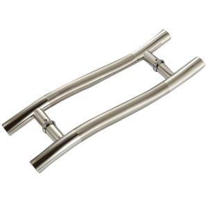 China Stainless Steel Handle for Shower Door Sample 1-3 Working Days Sleek Long Glass Handle factory