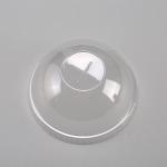 Pet Clear Dome Lids , Clear Plastic Dome Lids For Cups Containers Safety