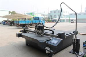 China Oscillating Knife Foam Cutting Machine Creasing Router Spindle Covey Belt factory