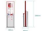 Museum ticket cinema interactive touch infotainment kiosk ticket printer Kiosk