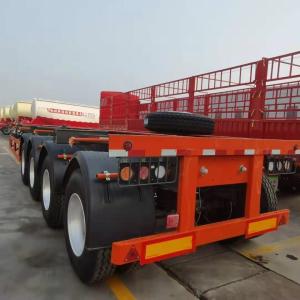 China Landing Gear Jost E100 AND9401TJZ Bulk Light Cargo Lorry Chassis Skeleton Semi Trailer factory