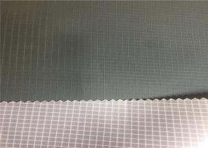 China Ribstop Waterproof Polyester Oxford Fabric Plain Style With TPU White Membrane factory