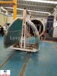 Vacuum polyester release film with high temperature for laminated glass