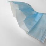Hygienic Disposable Respirator Mask , 3 Ply Non Woven Fabric Mask